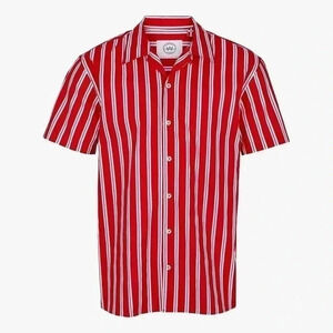 ❤️2/$30❤️NWOT [L] Krostadt  Red Straps Men SS Shirt